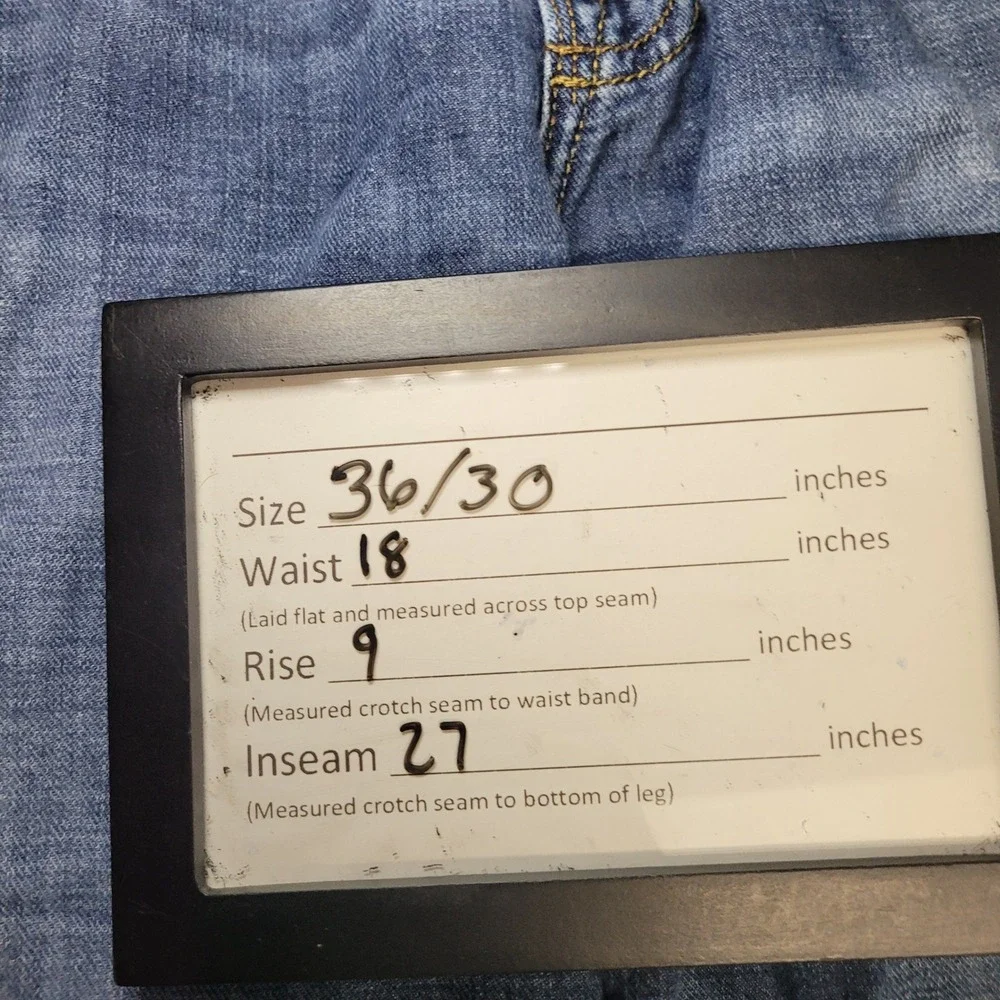 Lucky Brand 221 Straight Leg Mens Blue Denim Jeans 36x30